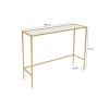Hanah Home Sideboard Canvas - Gold Gold
