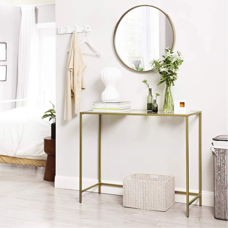Hanah Home Sideboard Canvas - Gold Gold