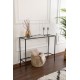 Hanah Home Sideboard Canvas - Black Black