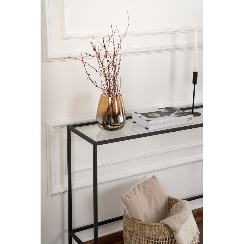 Hanah Home Sideboard Canvas - Black Black