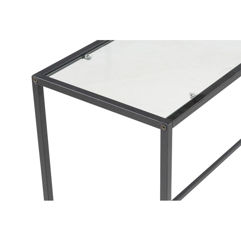 Hanah Home Sideboard Canvas - Black Black