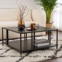 Coffee Table Uranüs - Black Chipboard Black