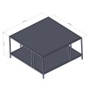 Coffee Table Uranüs - Black Chipboard Black