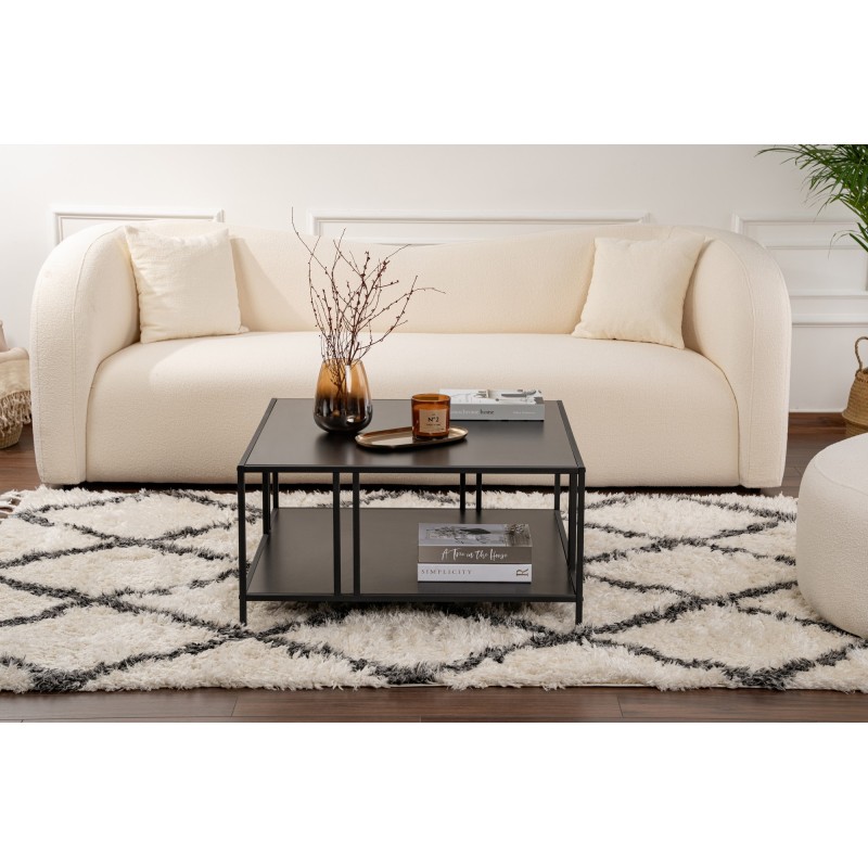 Coffee Table Uranüs - Black Chipboard Black