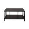 Coffee Table Uranüs - Black Chipboard Black