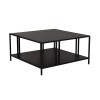 Coffee Table Uranüs - Black Chipboard Black