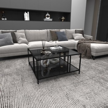 Coffee Table Uranüs - Black, Fume Black