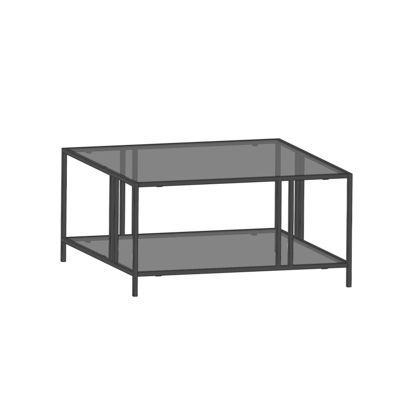 Coffee Table Uranüs - Black, Fume Black