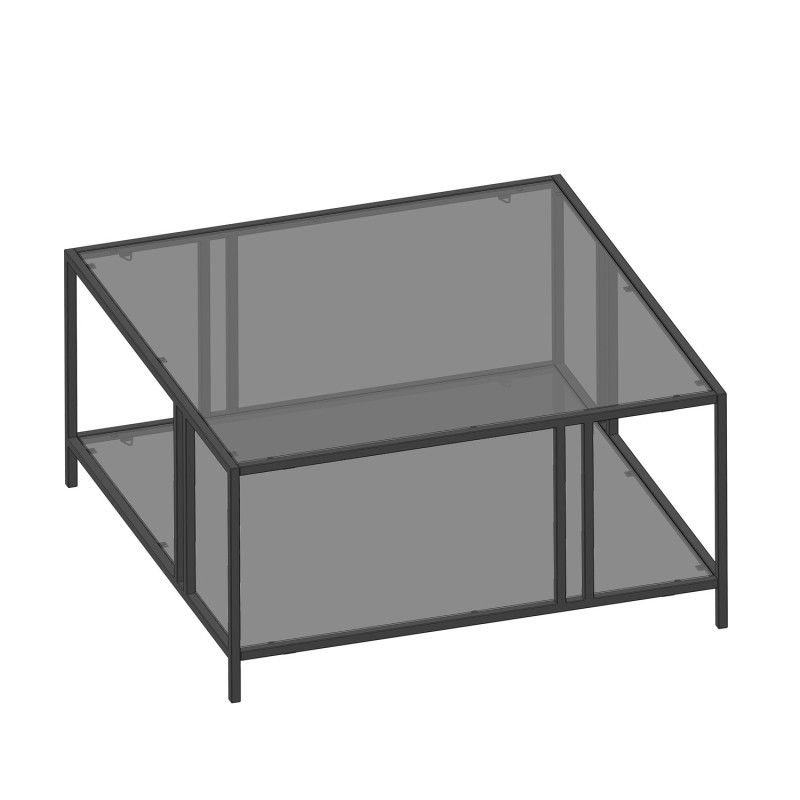 Coffee Table Uranüs - Black, Fume Black
