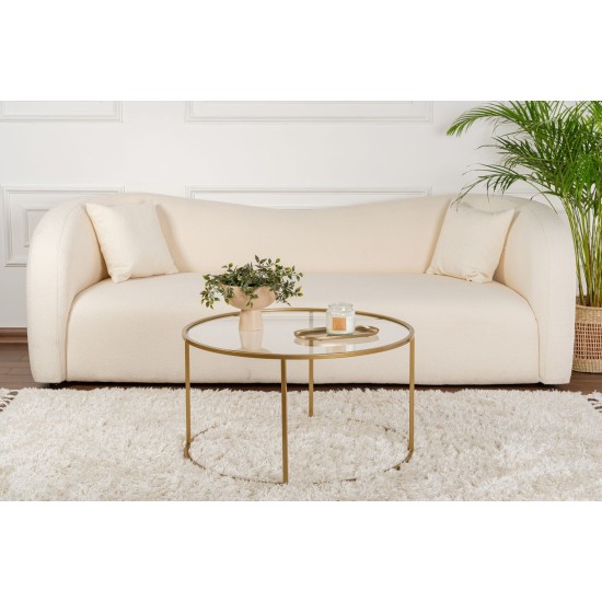 Coffee Table Gold-Transparent-80 Gold Coffee Table Gold-Transparent-80 Gold