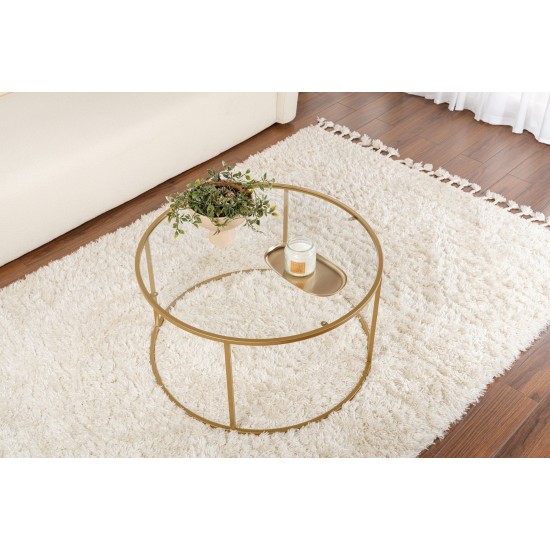 Coffee Table Gold-Transparent-80 Gold Coffee Table Gold-Transparent-80 Gold