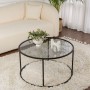 Coffee Table Black-Grey-80 Black