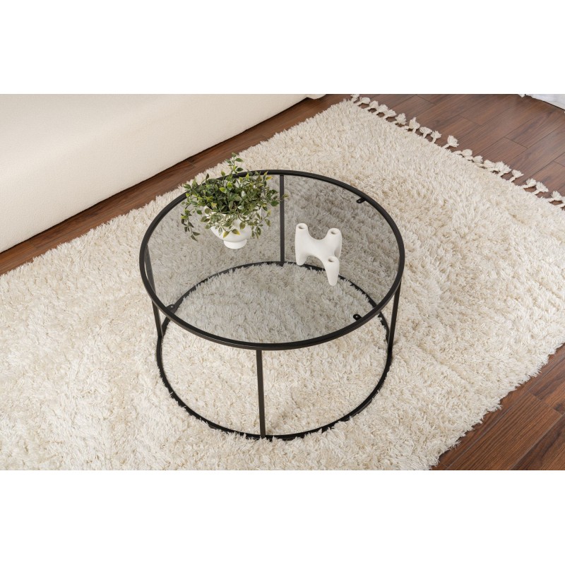 Coffee Table Black-Grey-80 Black