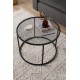 Coffee Table Startis - Black 60 Black Hanah Home Coffee Table Startis - Black 60 Black