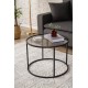 Coffee Table Startis - Black 60 Black Hanah Home Coffee Table Startis - Black 60 Black