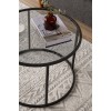 Hanah Home Coffee Table Startis - Black 60 Black