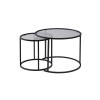 Hanah Home Coffee Table Set Tokyo - Black 60 Black