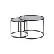 Hanah Home Coffee Table Set Tokyo - Black 60 Black