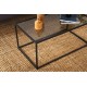 Coffee Table Lizbon - Smoked Glass Black Coffee Table Lizbon - Smoked Glass Black