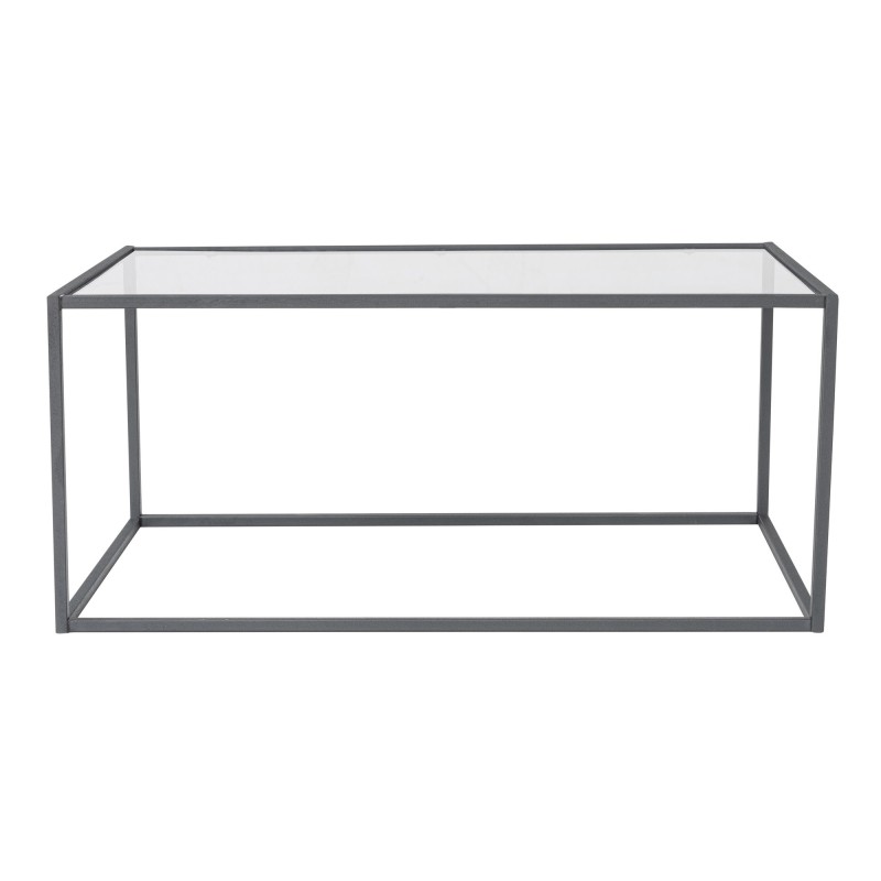 Coffee Table Lizbon - Smoked Glass Black