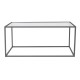 Coffee Table Lizbon - Smoked Glass Black Coffee Table Lizbon - Smoked Glass Black