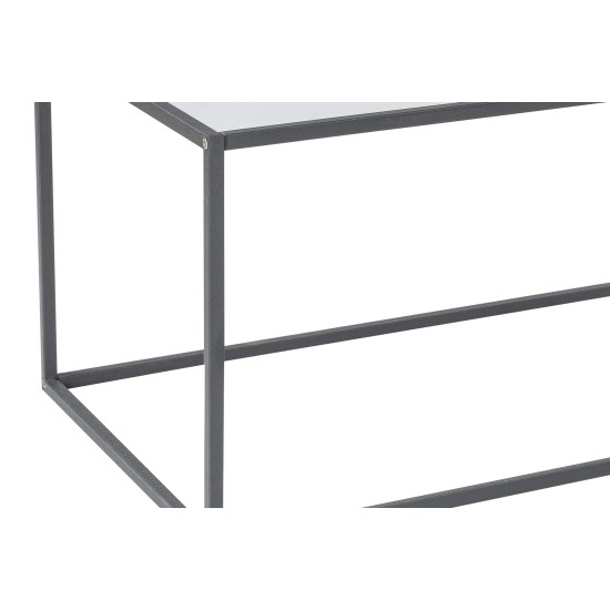 Coffee Table Lizbon - Smoked Glass Black Coffee Table Lizbon - Smoked Glass Black