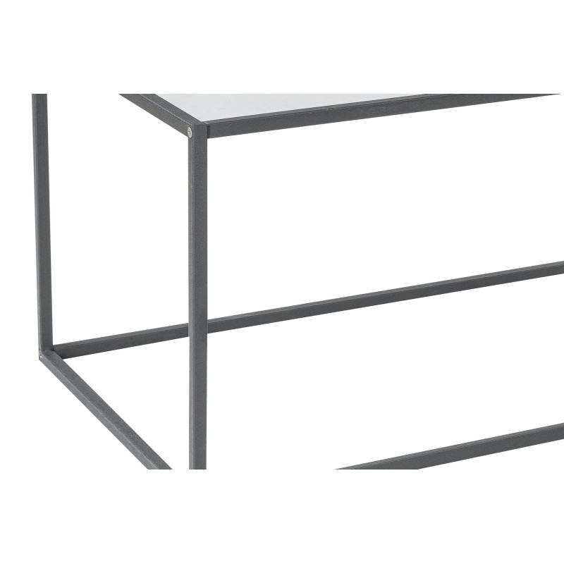 Coffee Table Lizbon - Smoked Glass Black