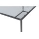 Coffee Table Lizbon - Smoked Glass Black Coffee Table Lizbon - Smoked Glass Black