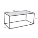Coffee Table Lizbon - Smoked Glass Black Coffee Table Lizbon - Smoked Glass Black
