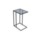 Side Table Alaska C - Smoked Glass Black Side Table Alaska C - Smoked Glass Black