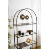 Bookshelf Mona - Black Glass Black