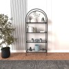 Bookshelf Mona - Black Glass Black