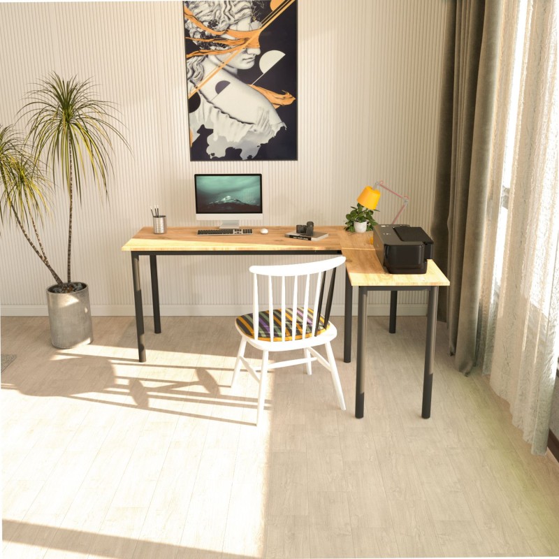 Study Desk Viva L - Black, Atlantic Pine Black
Atlantic Pine