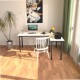 Study Desk Viva L - Black, White Black
White
