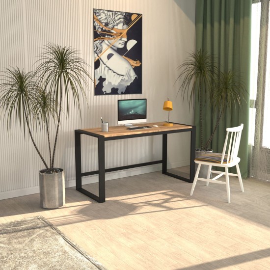 Study Desk Marsilya 122 - Atlantic Pine, Black Atlantic Pine
Black Study Desk Marsilya 122 - Atlantic Pine, Black Atlantic Pine
Black
