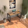 Study Desk Marsilya 122 - Atlantic Pine, Black Atlantic Pine
Black
