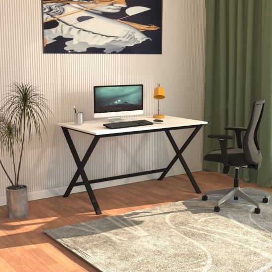 Study Desk Elite - Black, White Black
White