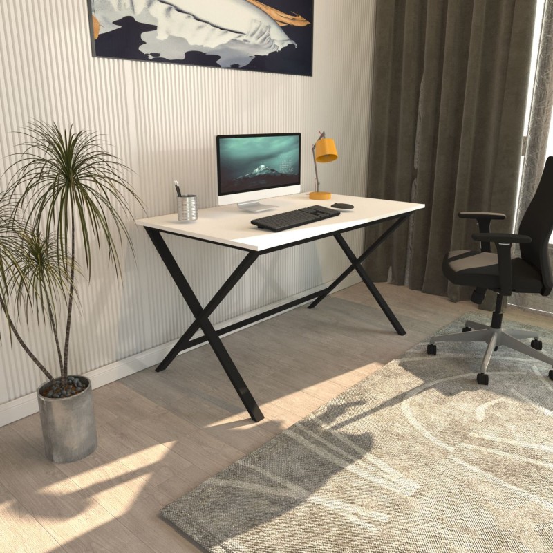 Study Desk Elite - Black, White Black
White