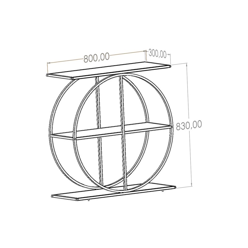 Sideboard Cloudy - Atlantic Pine, Tranparent Atlantic Pine
Transparent