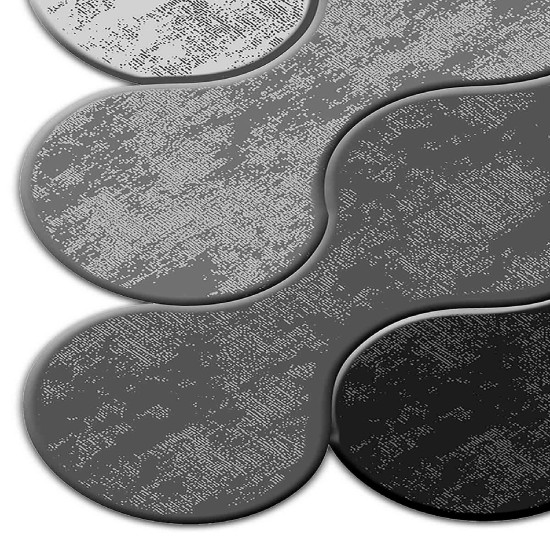 Conceptum Hypnose Carpet (100 x 150) Wookece292 White
Grey
Black