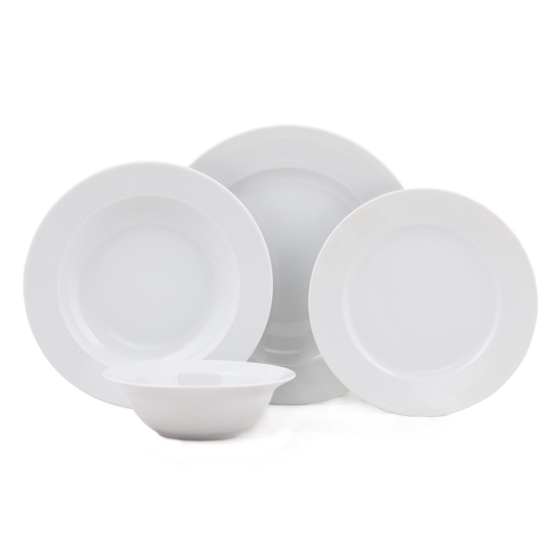 Hermia Dinner Set (24 Pieces) ZUM24Y200 White