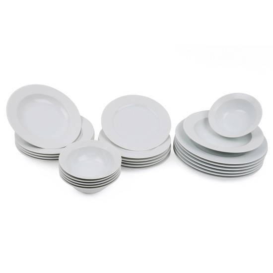 Hermia Dinner Set (24 Pieces) ZUM24Y200 White