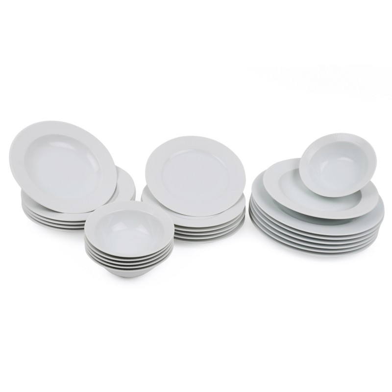 Hermia Dinner Set (24 Pieces) ZUM24Y200 White