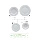 Hermia Dinner Set (24 Pieces) SV24Y200 White