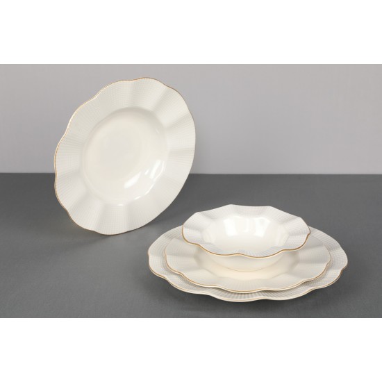 Dinner Set (24 Pieces) MLN24Y2694R520 Cream
Gold