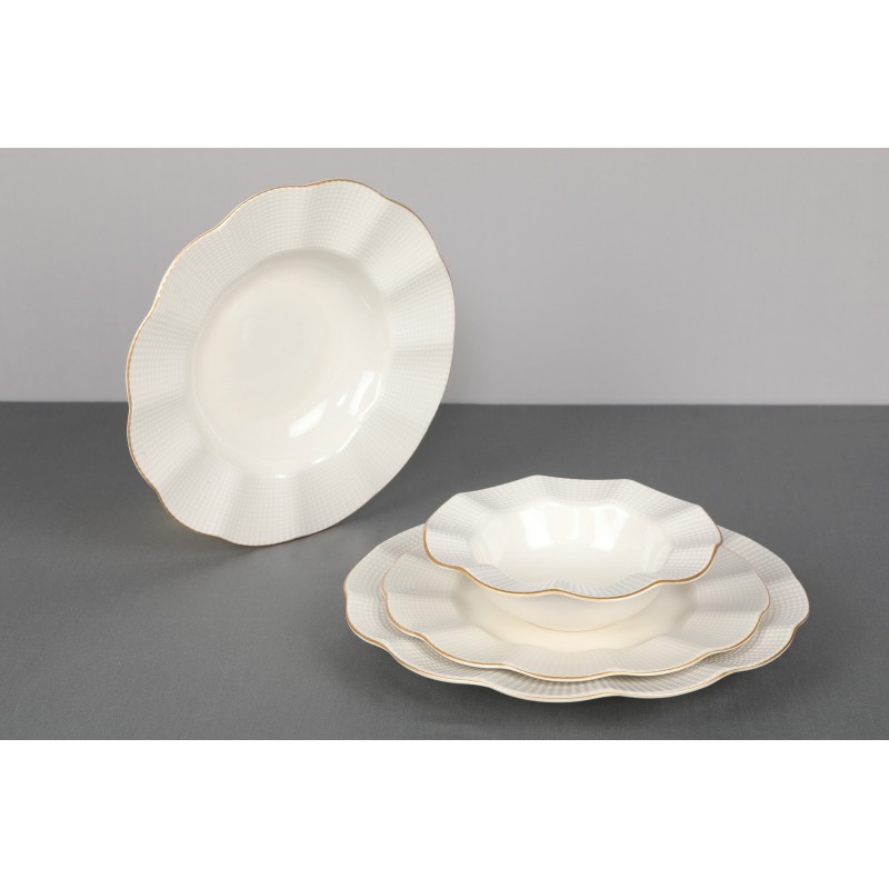 Dinner Set (24 Pieces) MLN24Y2694R520 Cream
Gold