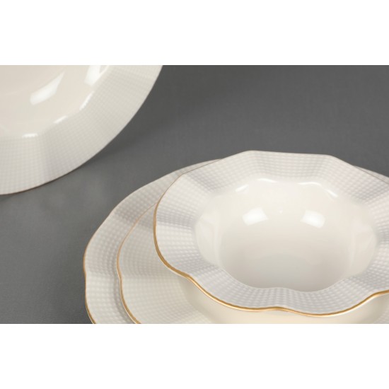 Dinner Set (24 Pieces) MLN24Y2694R520 Cream
Gold
