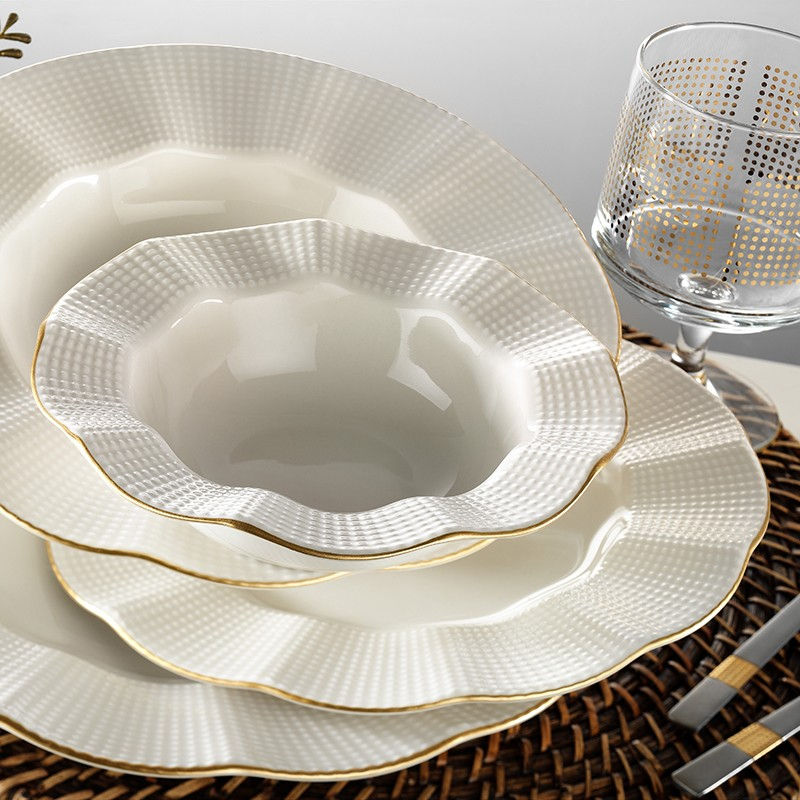 Dinner Set (24 Pieces) MLN24Y2694R520 Cream
Gold