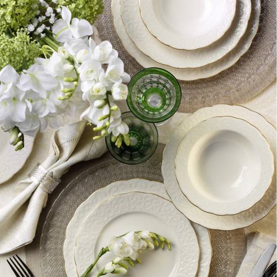 Dinner Set (24 Pieces) BNIRM24Y2520 White
Gold