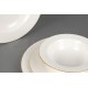 Dinner Set (24 Pieces) BNIRN24Y2520 White
Gold Dinner Set (24 Pieces) BNIRN24Y2520 White
Gold